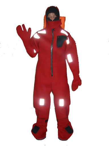 Immersion suits with thermal protective aid for sales
