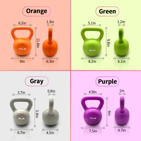 Fitness home kettlebell body solid kettlebells training soft base kettlebell