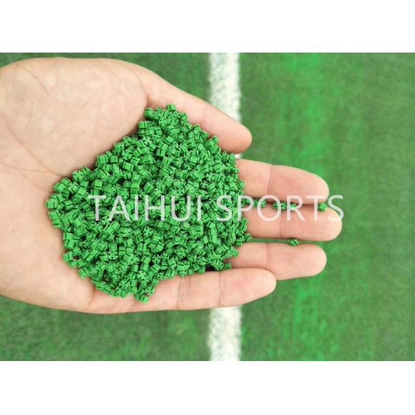 Anti UV Artificial Grass Infill TPE Granule Shock Absorbtion Soccer / Golf / Basketball / Gym