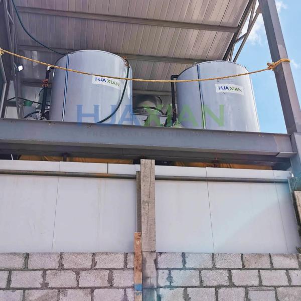 50 Tons Large Split Ice Flake Making Machine, Building Style Salt Water Ice Maker Machine