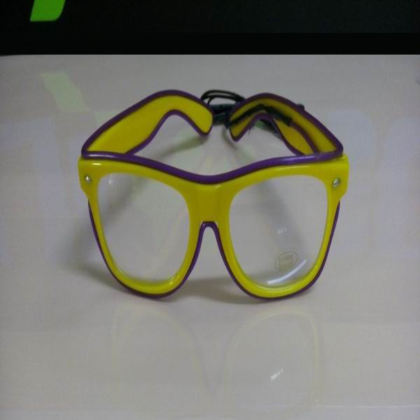 high quality el glasses/el wire glasses/el wire sunglasses for party events