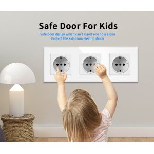 Quality Offices Homes Electrical Wall Socket Round Box Wall Mounted Socket for sale