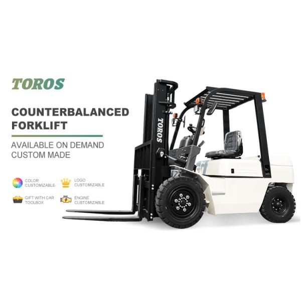 TOROS 2.5-3.5 Ton Heavy Duty Diesel Forklift Industrial Counterbalance Forklifts