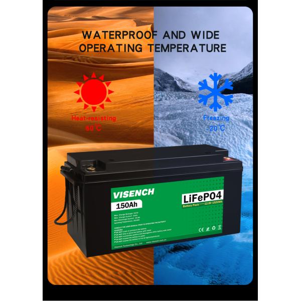 Visench Solar System Lifepo4 Battery Pack Lithium Ion Lifepo4 12V 150AH Lithium Ion Batteries