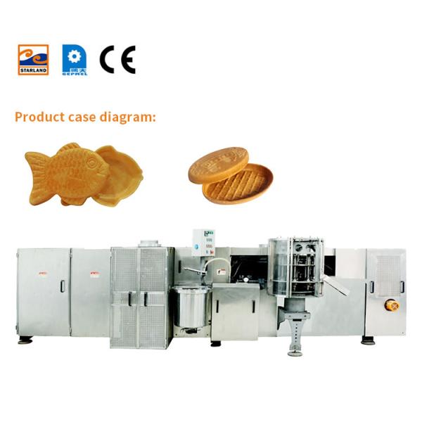Multi Purpose Waffle Basket Sugar Cone Production Line With Patent Press Tower System