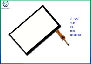 Quality IIC Interface PCAP Projected Capacitive Touch Screen , 7&quot; Touch Panel With Aspect Ratio 16:9 for sale