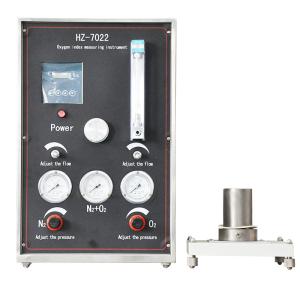 Quality Oxygen Index Tester Equipment For Rubber And Plastic Astm D2863 Test Standard 2.5 Grade Pressure Gauge Accuracy for sale