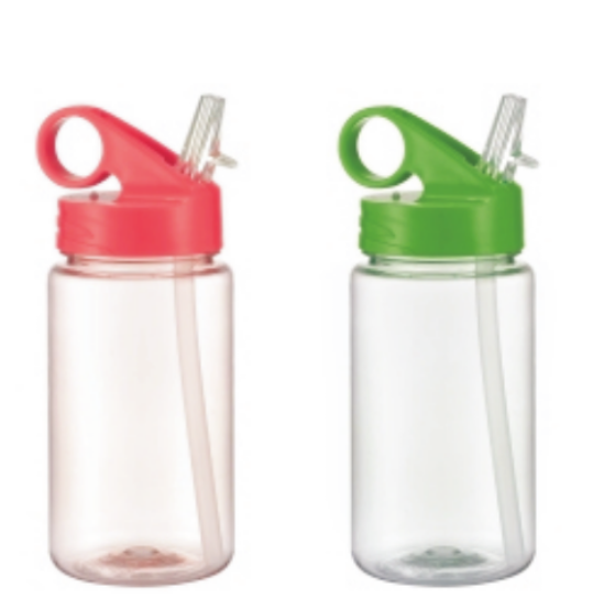 450ML Transparent Plastic Kids Sports Water Bottle Eco Friendly Easy Carry