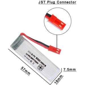 China U817A Lithium Polymer Battery 500mah 3.7v Lipo Rechargeable Battery RC on sale