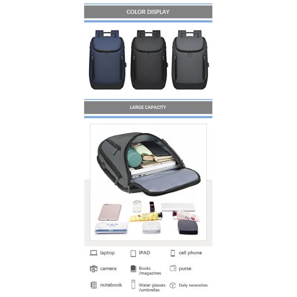 Fashion Waterproof Laptop Bag Backpack Anti Theft