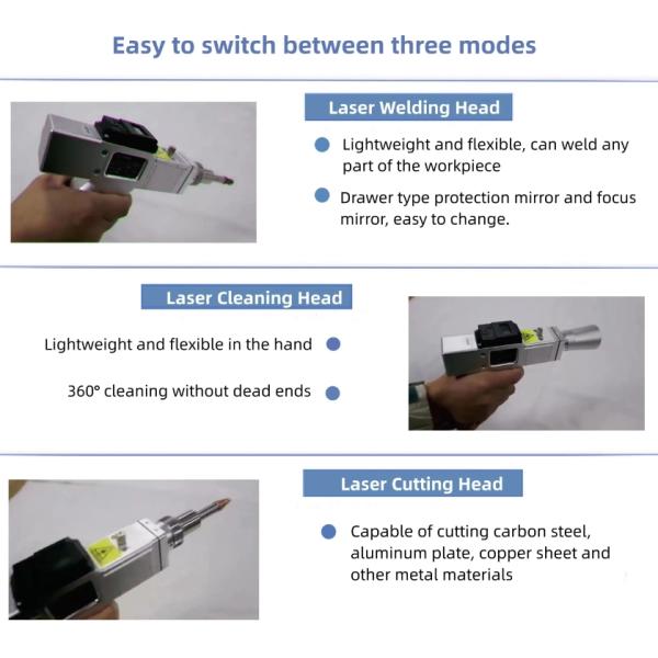 3000W Handheld Metal Laser Welding Machine 4 In 1 Handheld Laser Welding Machine