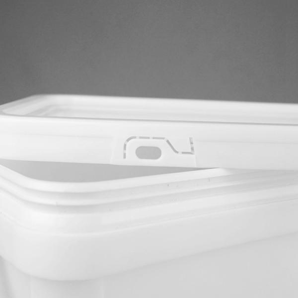 1 Gallon 3.5L Rectangular Square Plastic Bucket For Chemicals