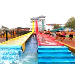 China Commercial Young Adult High Speed Water Slide Racing With Mat on sale