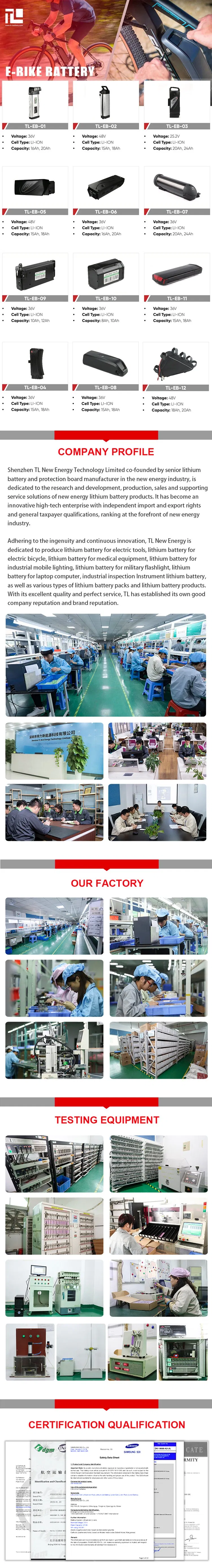 Hot Sale Dorado Battery Electric 36V48V10ah 12ah 17.5ah Electric Bicycle Lithium Battery