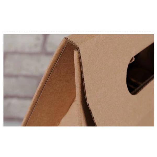 10cm*35cm*10cm Wine Bottle Paper Bags Biodegradable 2 Bottle Wine Gift Bag