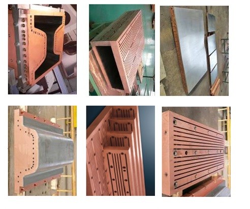 Chrome Coating Copper Sheet Plate , Low Carbon 1 Mm Thick Copper Sheet For Casting Machine