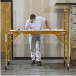 Multi Purpose Aluminum Mobile Scaffolding , 6' Step Scaffold Platform