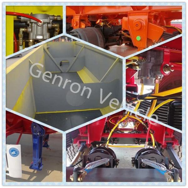 Heavy Duty 3 Axles Dump Tipping Truck Trailer With Mechanical suspension/ America type