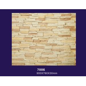 Light weight waterproof exterior pu stone look wall panels