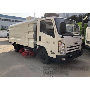 China JMC 4X2 LHD Diesel Engine Vacuum Road Sweeper Truck on sale