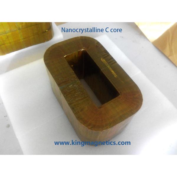 High quality customized nanocrystalline C core for 20KHz high frequency power transformer