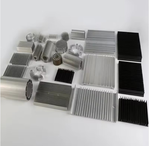 Anodized Round Extruded Aluminum Heatsink Square Quantum Board Heat Sink