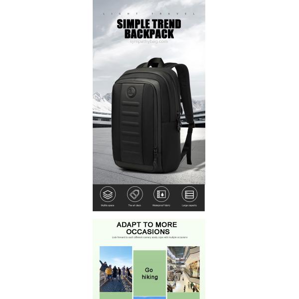 Men Anti Theft College Bags Waterproof Laptop Backpack For Travel Casual Sports