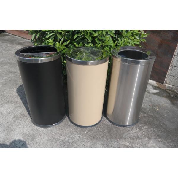 Double Layer Recycling Trash Garbage Can Waste Bin Bin Stainless Steel Trash Can with Inner Bucket