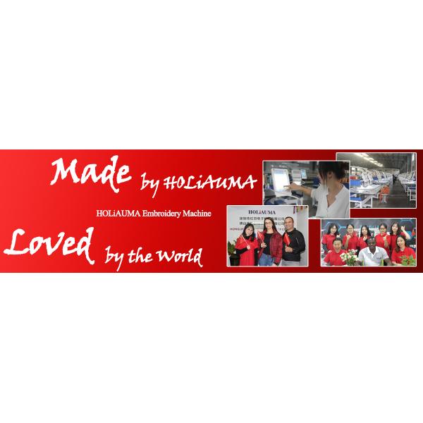 Cheapest embroidery machine prices HO1501L 360*1200mm hat t-shirt flat 3d logo embroidery machine single head like broth