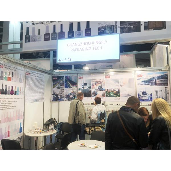 Screw Cap Nail Polish Bottle Cap Round Shape Printed Design