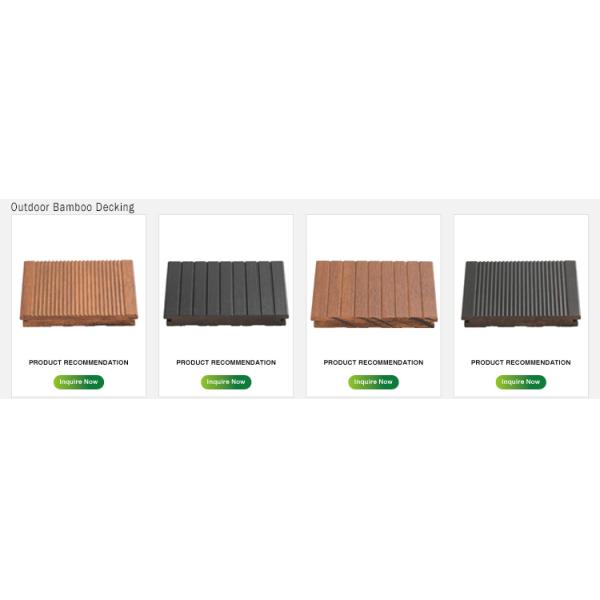 Strand Woven Bamboo Wood Flooring 10mm 18mm for Above Grade/Wood Subfloor Installation