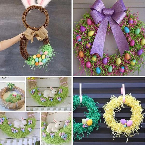 Uncoated Pink Green Red 30g Packaging Crinkle Paper Custom Cut