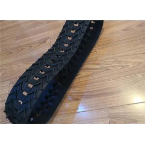 China Robot 123mm Width Undercarriage Rubber Crawler Tracks on sale