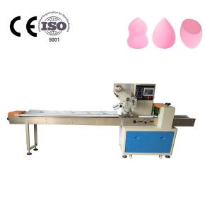 Quality 230bags/min Pillow Packaging Machine Three Servo Sponge Cotton for sale