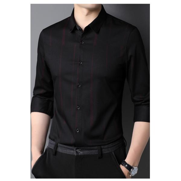 DRESS SHIRTS Custom Formal Shirt For Men Polyester Cotton Long-Sleeved Slim Casual Shirt