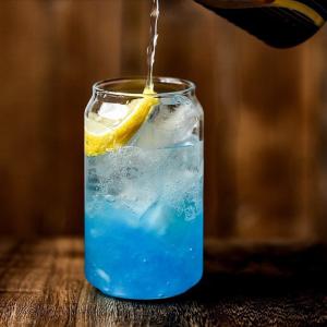 Thermal Transfer 400ml Beer Borosilicate Glass Mugs