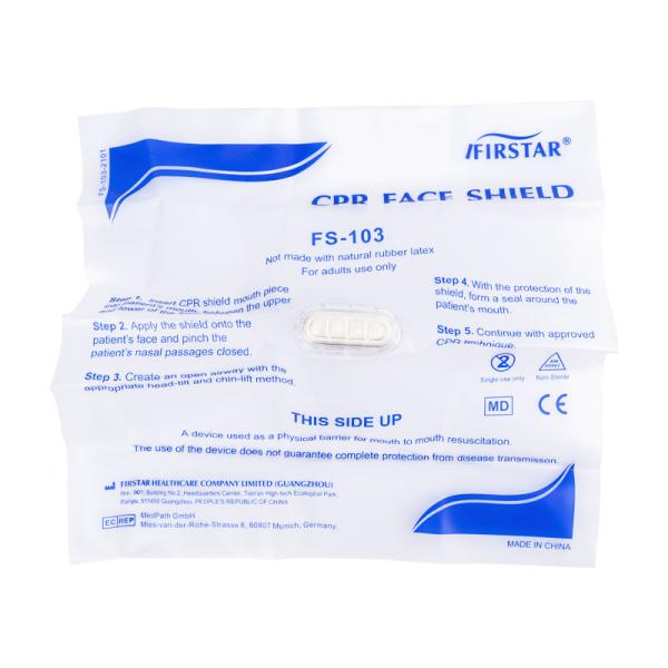 Mouth To Mouth CPR Face Shield Artificial Respiration Emergency Mask