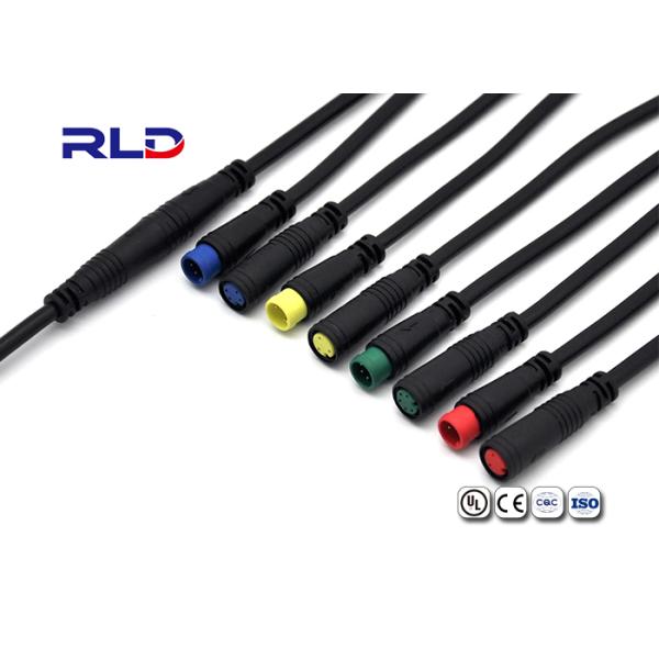 2 Pin Black Waterproof 60VAC Ebike Battery Connector