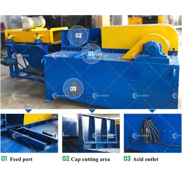 Battery Recycle Machine for Lead Acid Battery Production Line at Manufacturing Plant
