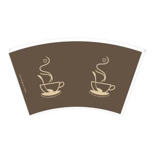 Quality Single Walled Cup Stock Paper 300gsm Compostable Paper Cup Fan for sale