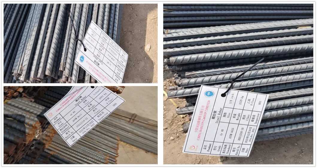 Hot Rolling HRB335 Hrb400e HRB500 12m Length Deformed Steel Rebar for Construction