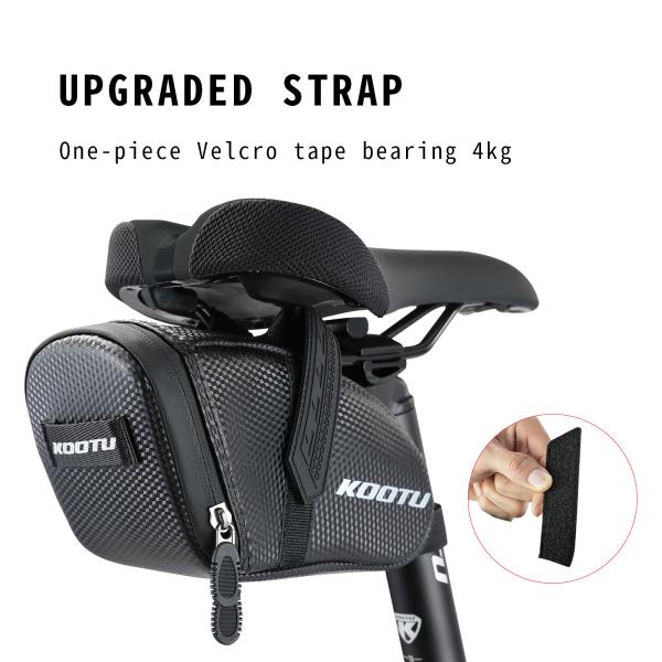 KOOTU Bicycle Saddle Bag Waterproof Seat Post Bag for Road Bike Mountain Bike