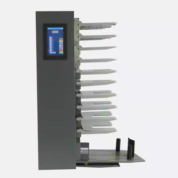 10 12 Stations Automatic Paper Sheet Gathering Machine A3 A4 Paper Sheet Collator Machine Digital Paper Sorting Machine