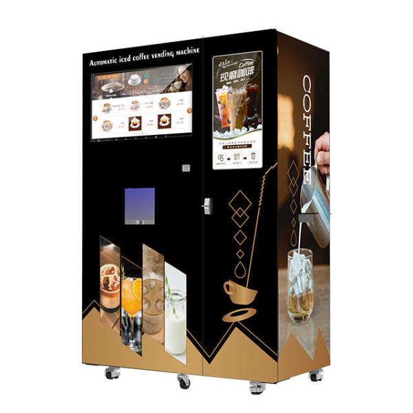 Robot Arm Making Ice Coffee Cafe Vending Machine Robot Coffee Machine Fully
