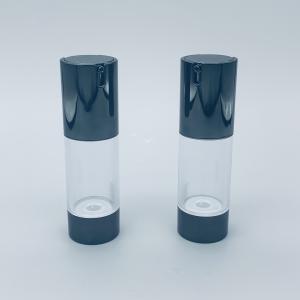 Quality Black Transparent Acrylic Airless Bottle Airless Cosmetics for sale