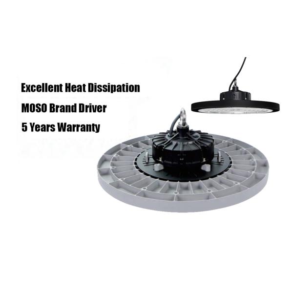 130l/W 240V UFO LED High Bay Light Ultra Slim 26000Lm 120 Degree Beam 150 Watt