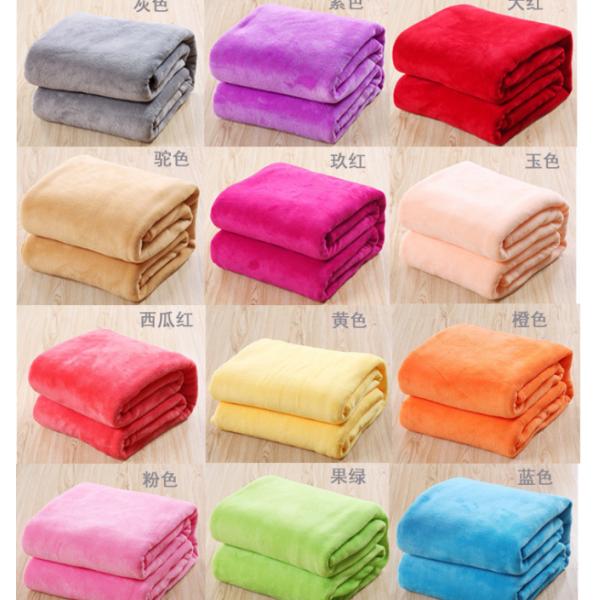 Soft Flannel Fleece Baby Blanket Small Size Plush Pile 5-8mm Anti-Static Ready to Ship