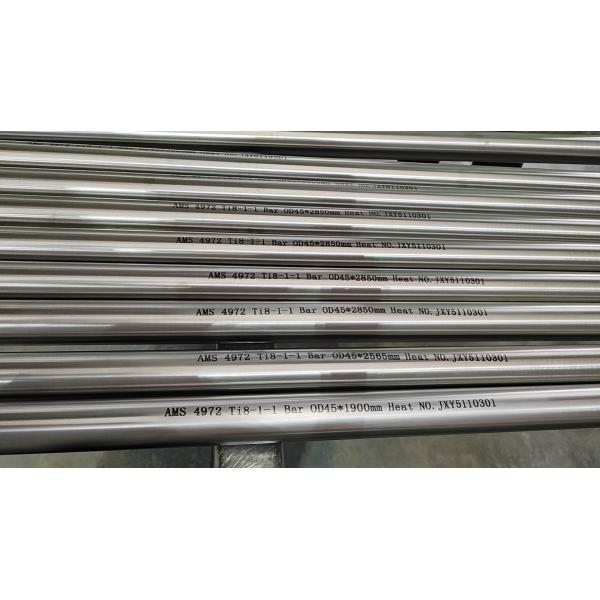 AMS 4972 Ti 8Al 1Mo 1V Titanium Bar Dia45*3000mm For Aerospace stock on sale