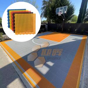 Quality Portable PP Sports Flooring Tiles Interlocking Basketball Outdoor Sport Court Flooring for sale