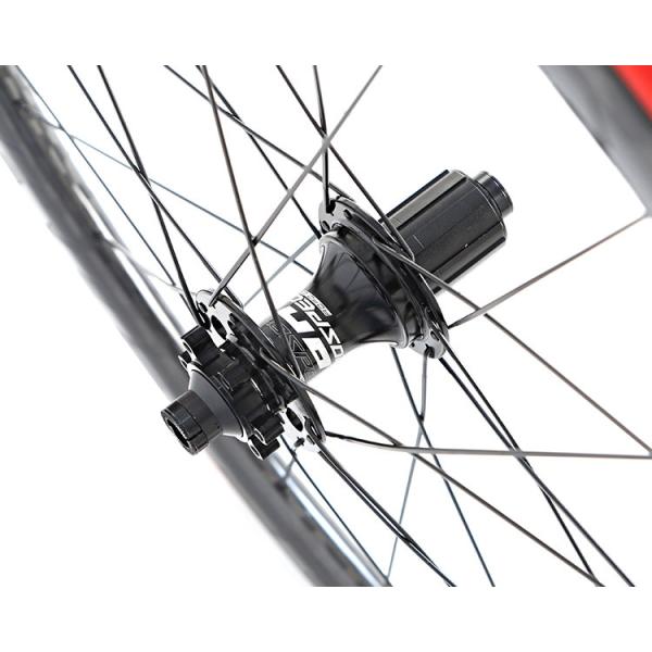 700x25C Carbon Road Bike Wheelset , 40mm Carbon Wheelset For Bicycle